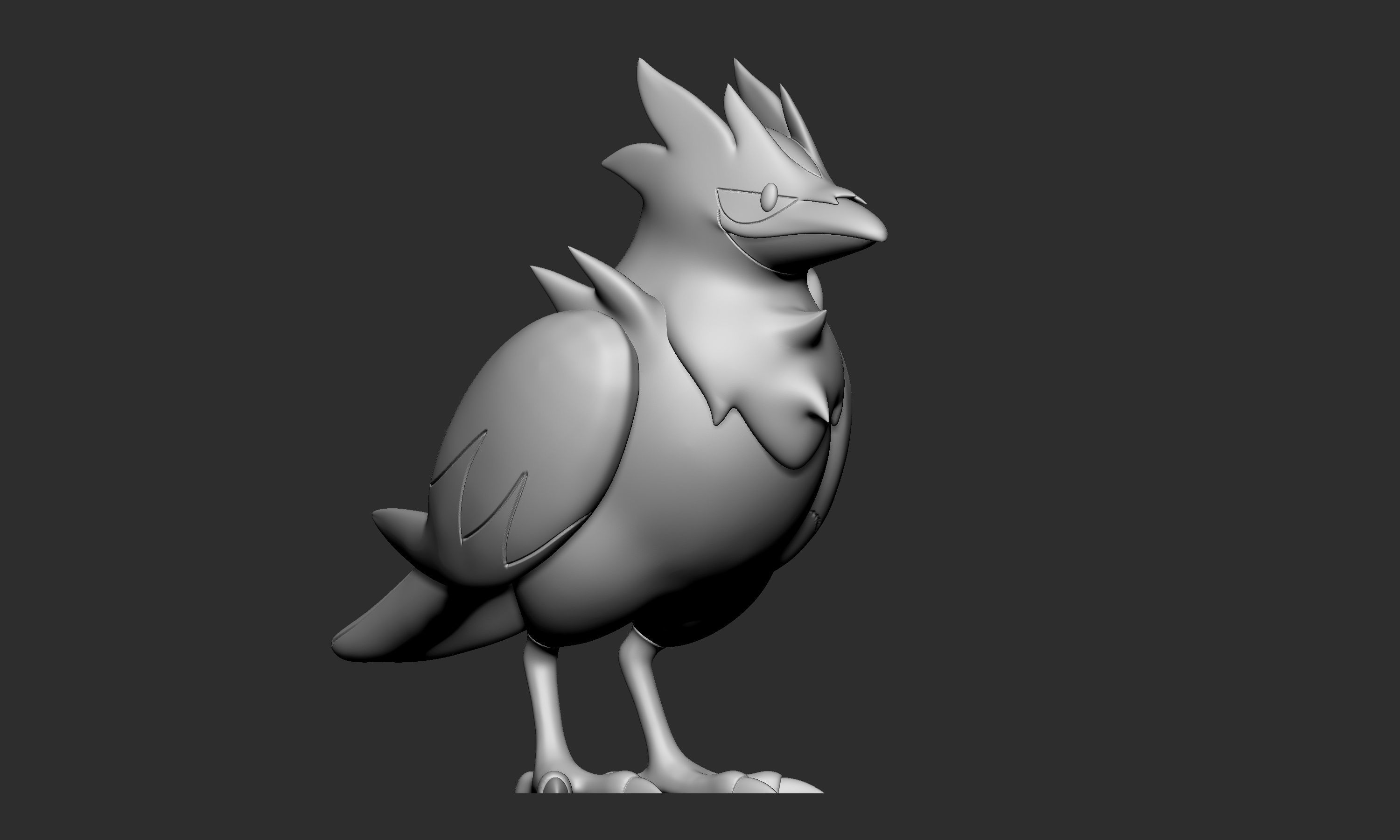 Pokemon - Rookidee Corvisquire and Corviknight 3D print model_12