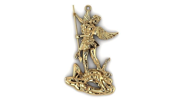 St Michael Archangel 3D print model