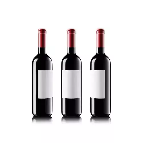 Wine Bottle Mockup 3D model