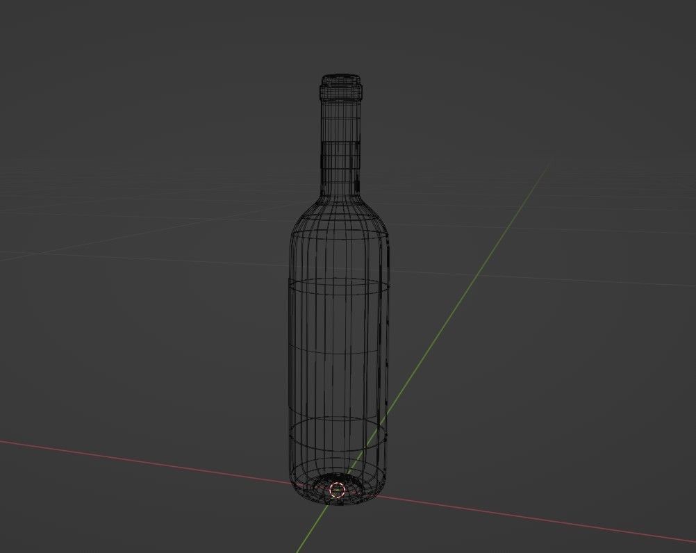 Wine Bottle Mockup 3D model_6