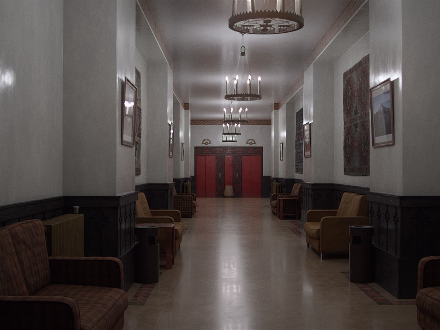 Elevator Scene from The Shining 3D model_1