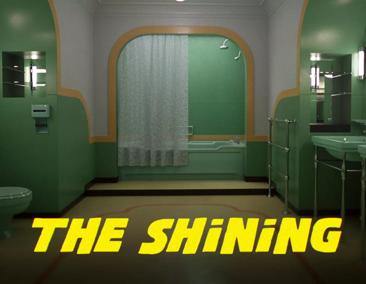 Bathroom From The Shining 3D model_0