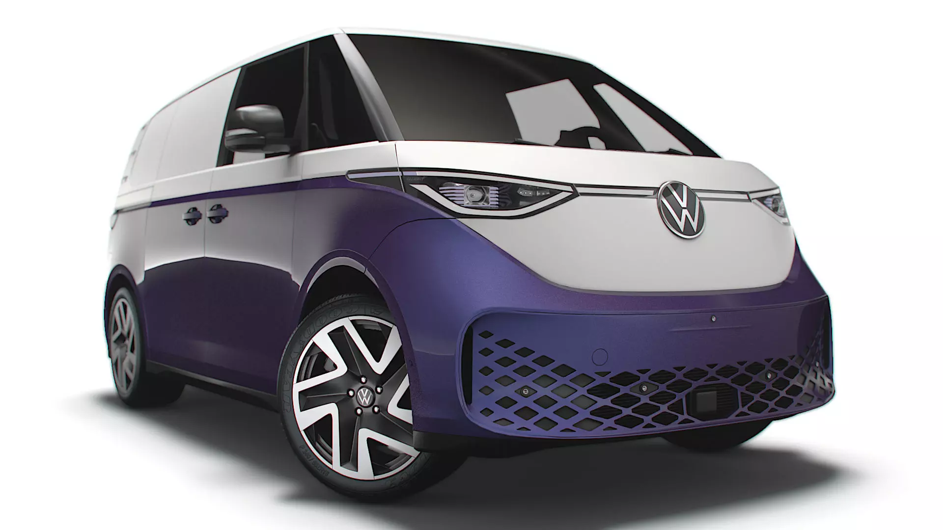VW ID Buzz Cargo 2023 3D model_0