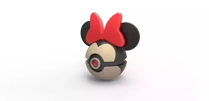 Minnie Mouse orb 3D print model