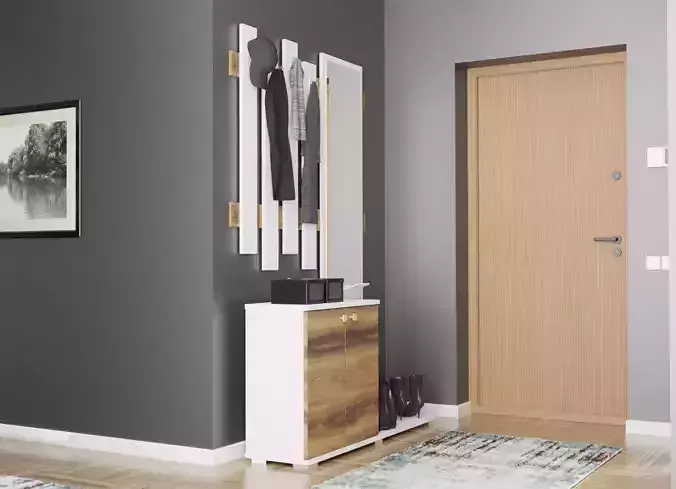 HALLWAY INTERIOR DESIGN 3D Model