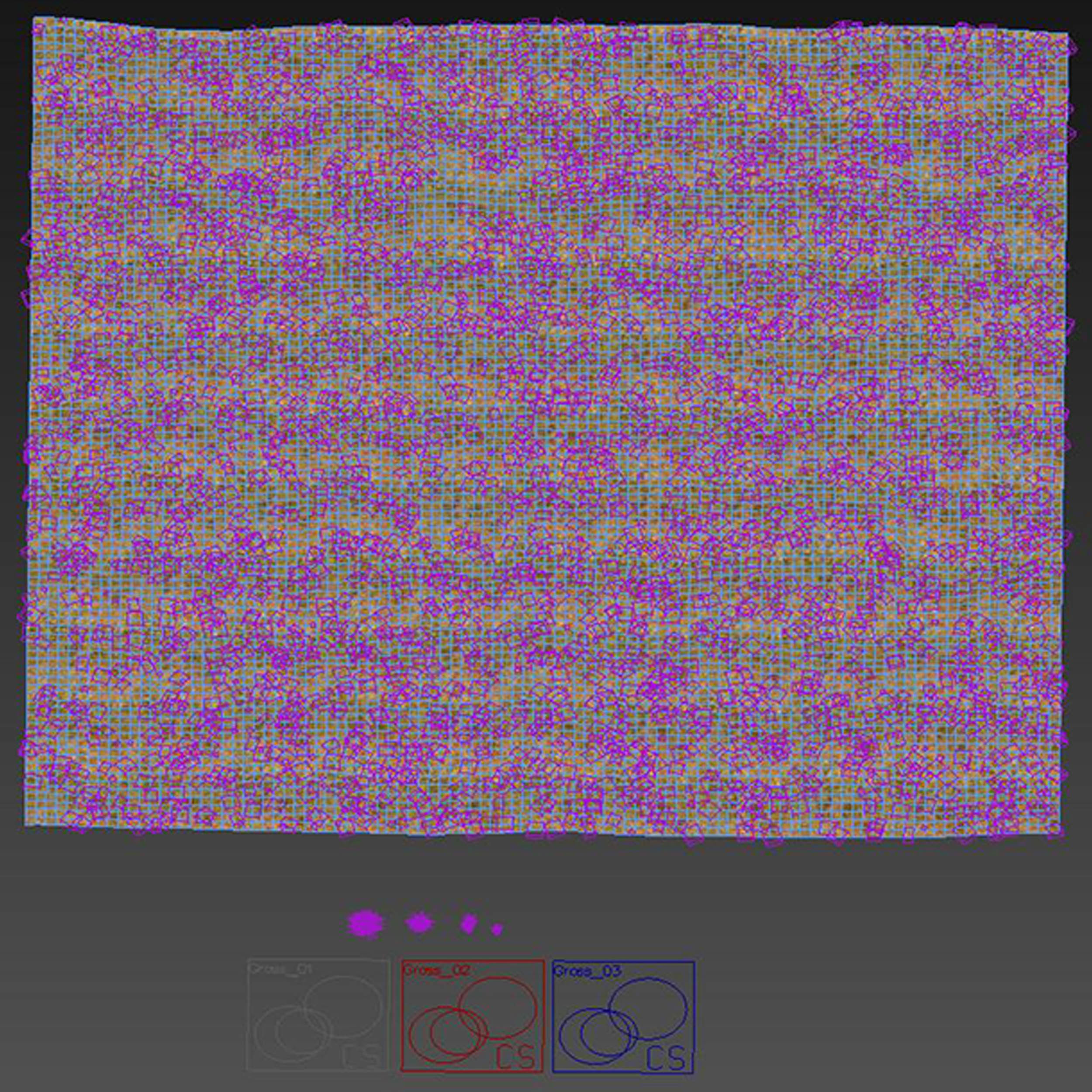 Forest Grass 03 3D model_4