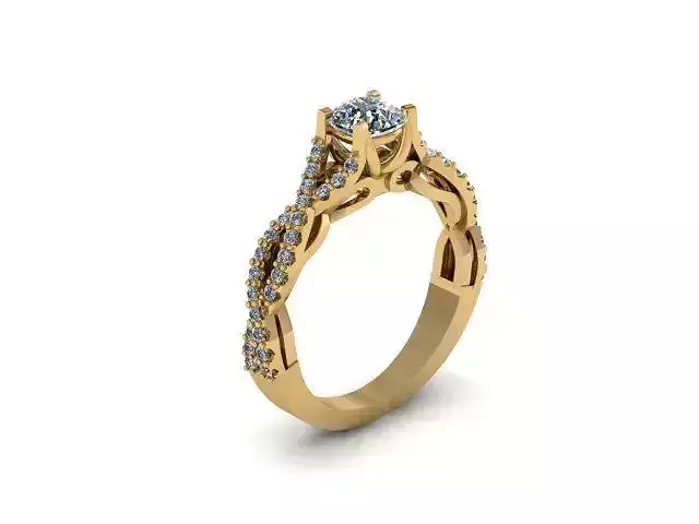 Complex Engagement Ring