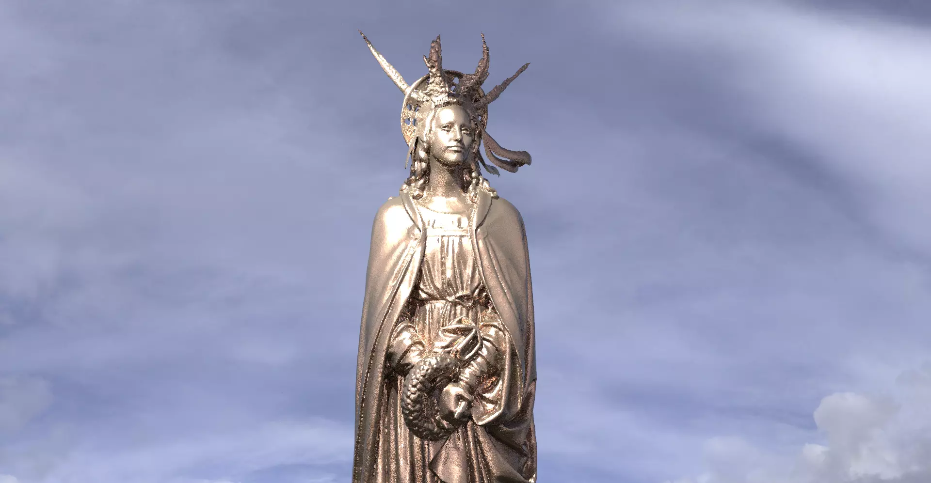 Devine Angel of Peace 3  3D model_0