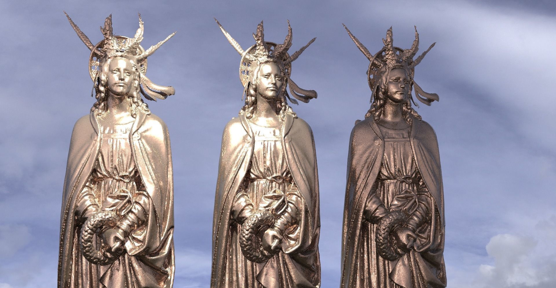 Devine Angel of Peace 3  3D model_1