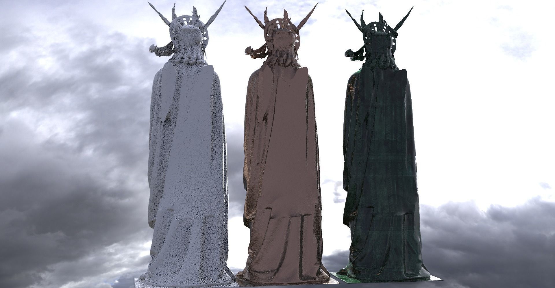 Devine Angel of Peace 4 3D model_2