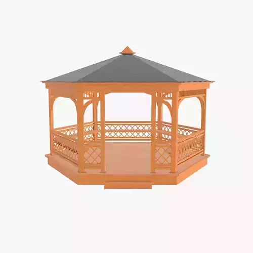 Wooden gazebo