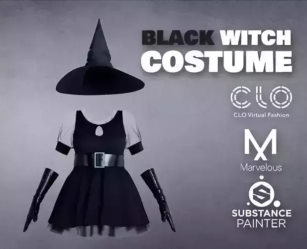 Black Witch Costume