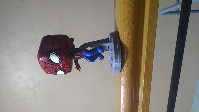 Spiderman - Funko Pop Style with Container Head 3D print model