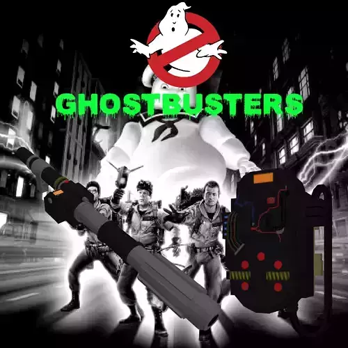 Ghostbuster Proton Pack and Proton Gun