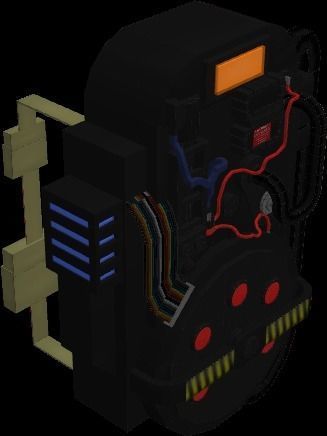 Ghostbuster Proton Pack and Proton Gun 3D model_1