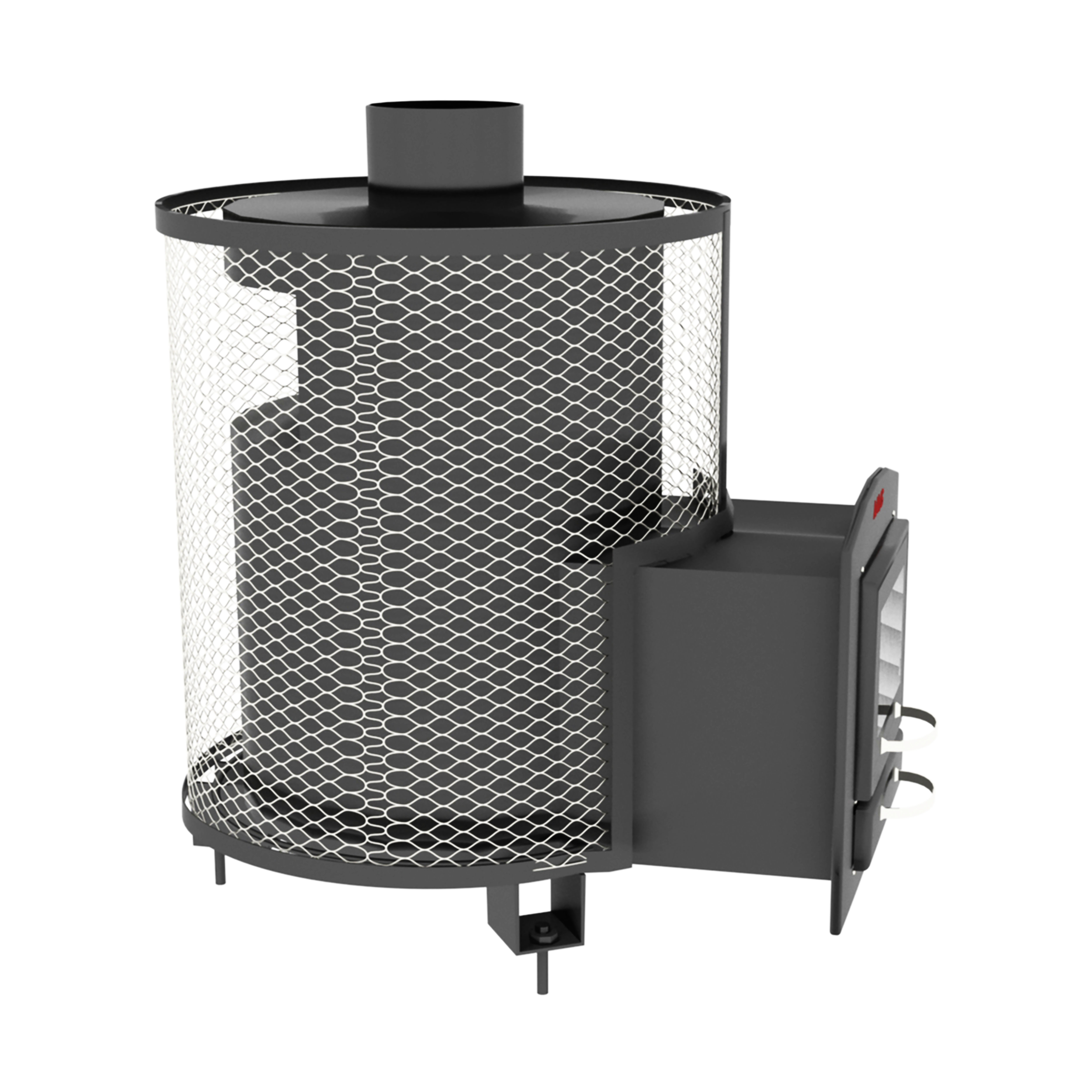 Sauna stove 3D model_2