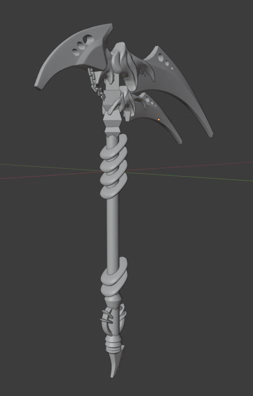Weapon - Scythe 3D print model_2