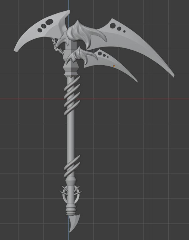 Weapon - Scythe 3D print model_1