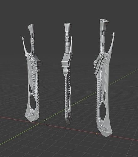 RAN ONLINE - TREASURE BLADE - 5 FT - FOR COSPLAY AND MINIATURE 3D print model