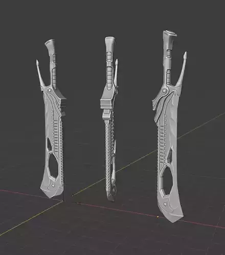 RAN ONLINE - TREASURE BLADE - 5 FT - FOR COSPLAY AND MINIATURE 3D print model