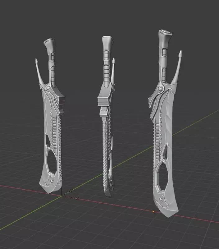 RAN ONLINE - TREASURE BLADE - 5 FT - FOR COSPLAY AND MINIATURE 3D print model
