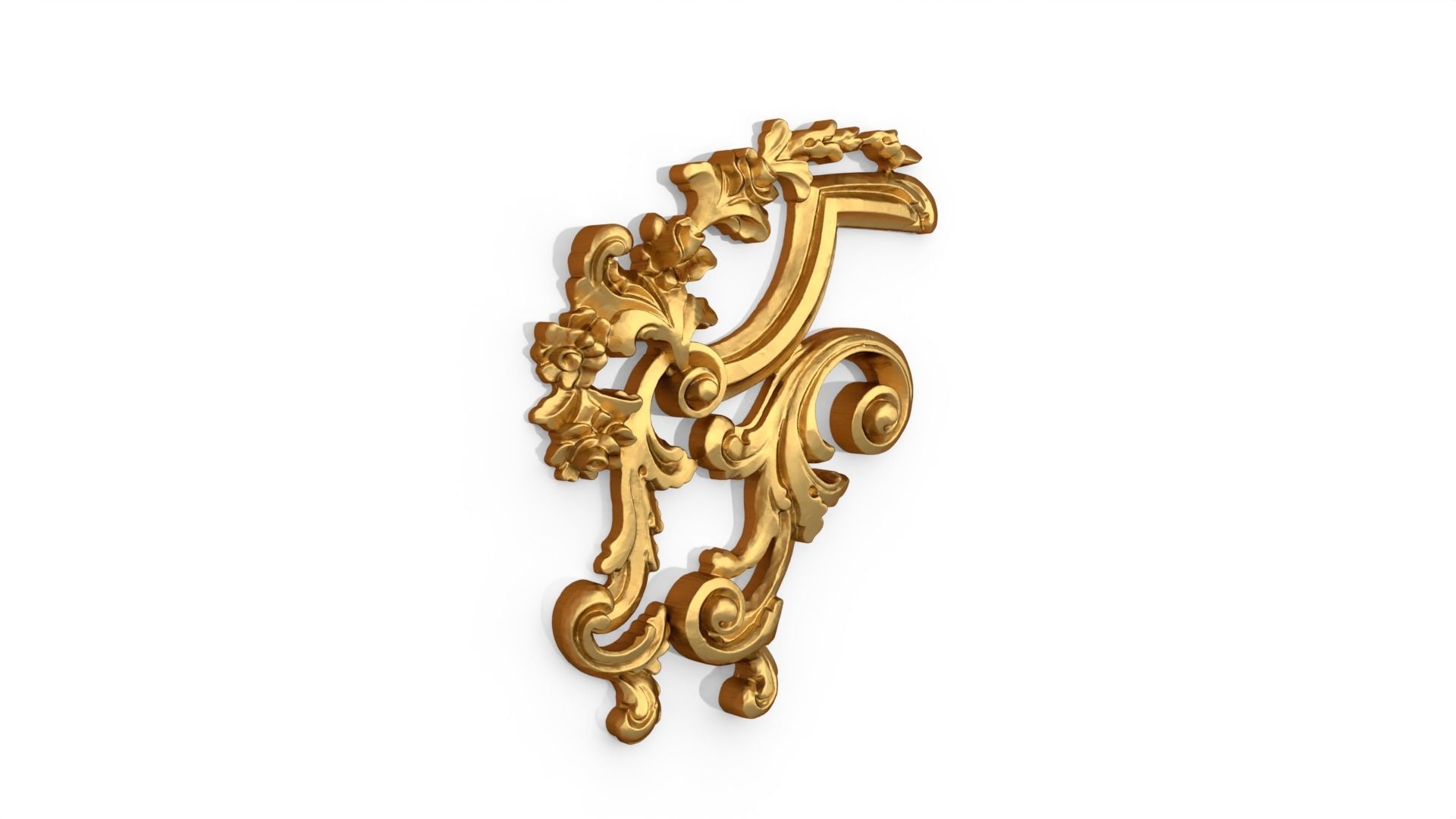 Classic decor ornament 166 3D model_1