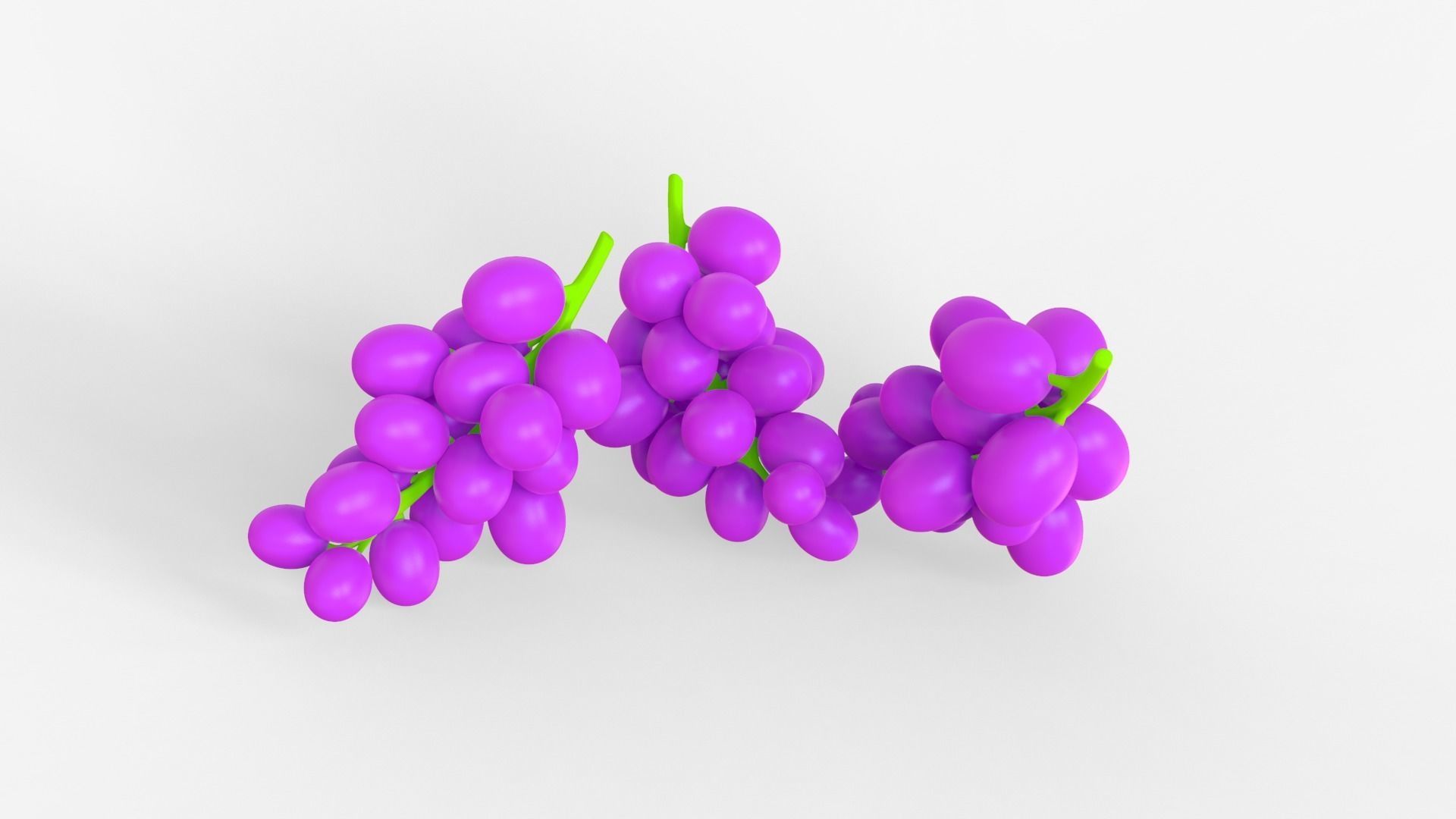 Toon Grapes 3D model_5