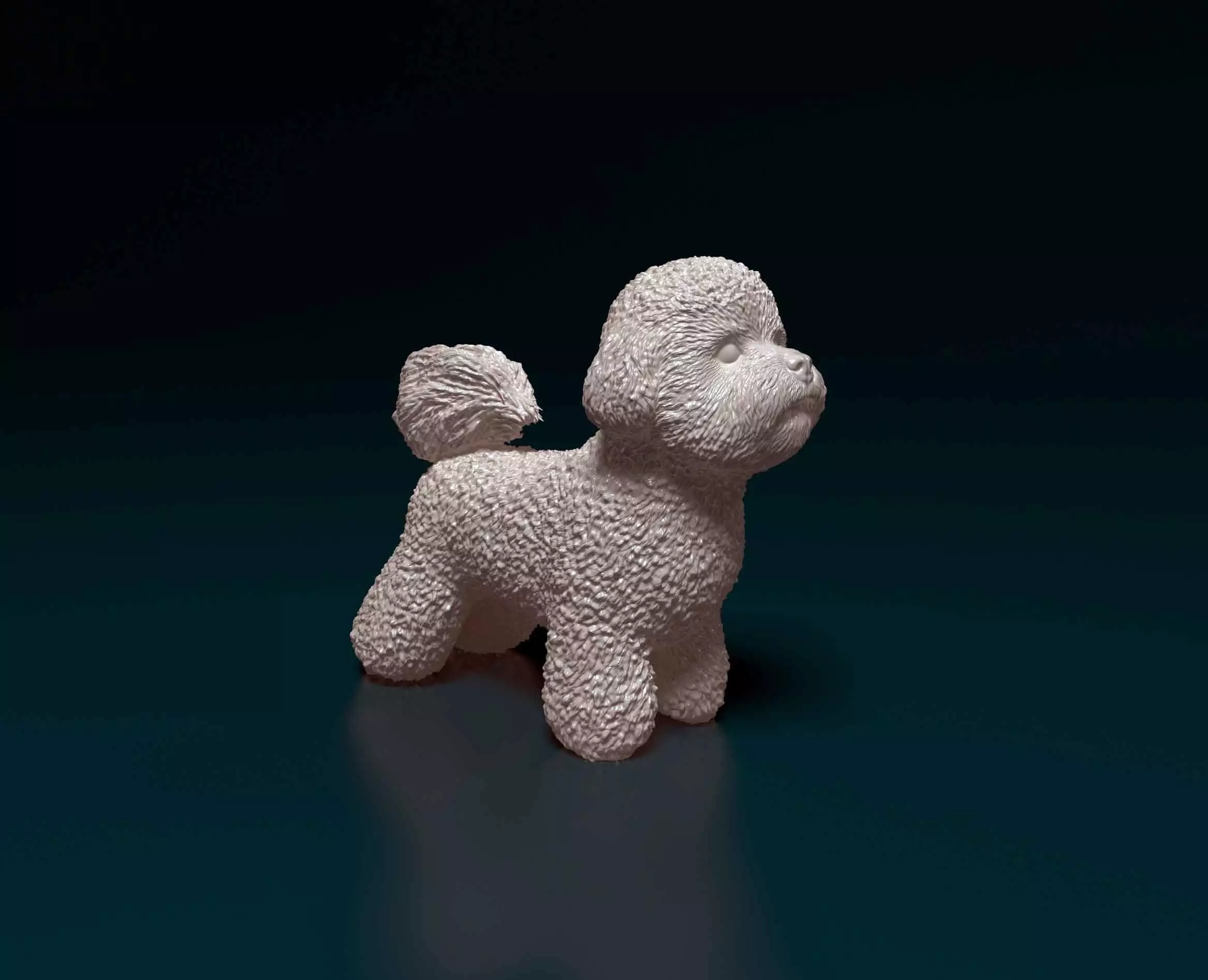 Bichon Frise 3D print model_0