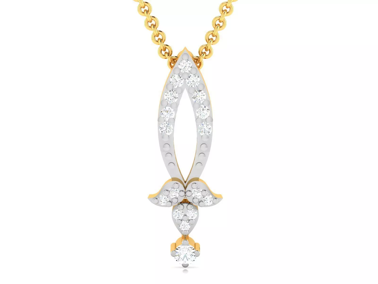 Women pendant 3D print model_0