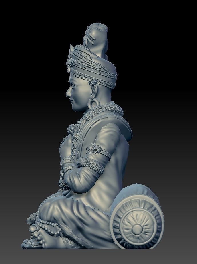 Shree Swaminarayan Saint 3D print model 3D print model_1