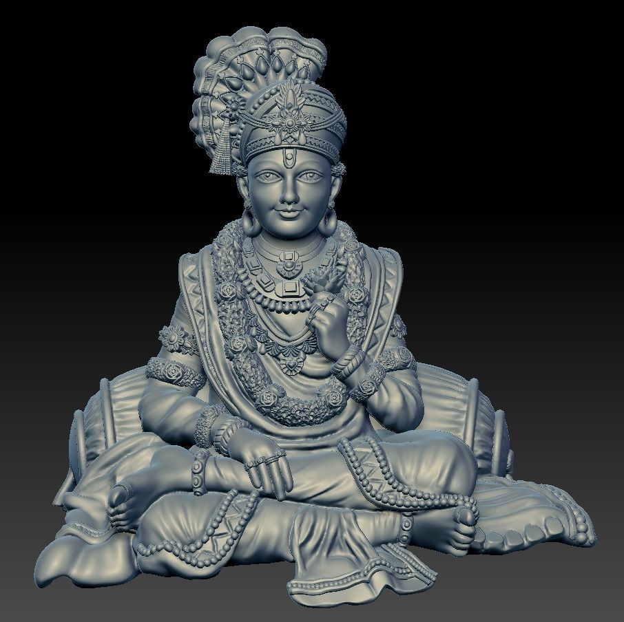 Shree Swaminarayan Saint 3D print model 3D print model_8