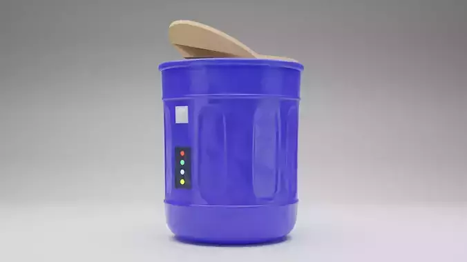 IOT Based Smart Dust Bin Prototype  3D model