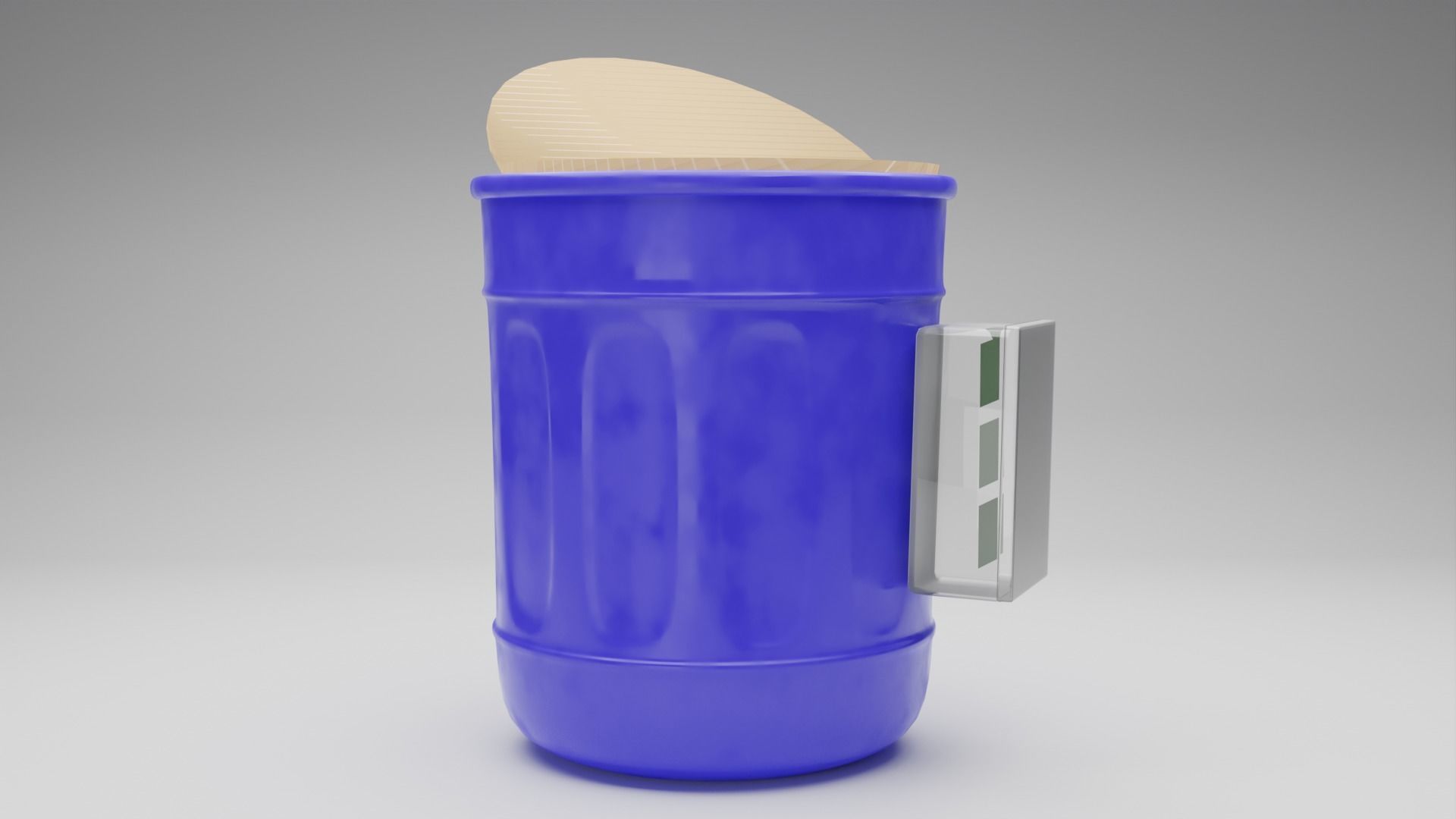 IOT Based Smart Dust Bin Prototype  3D model_1