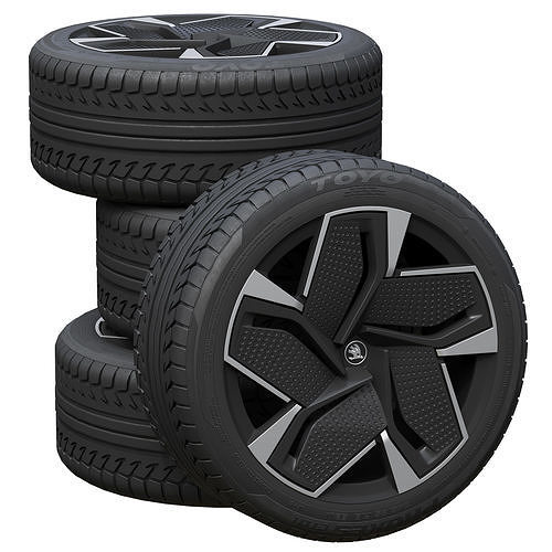 Skoda wheels 3D model