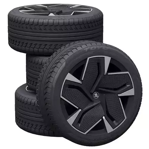Skoda wheels 3D model