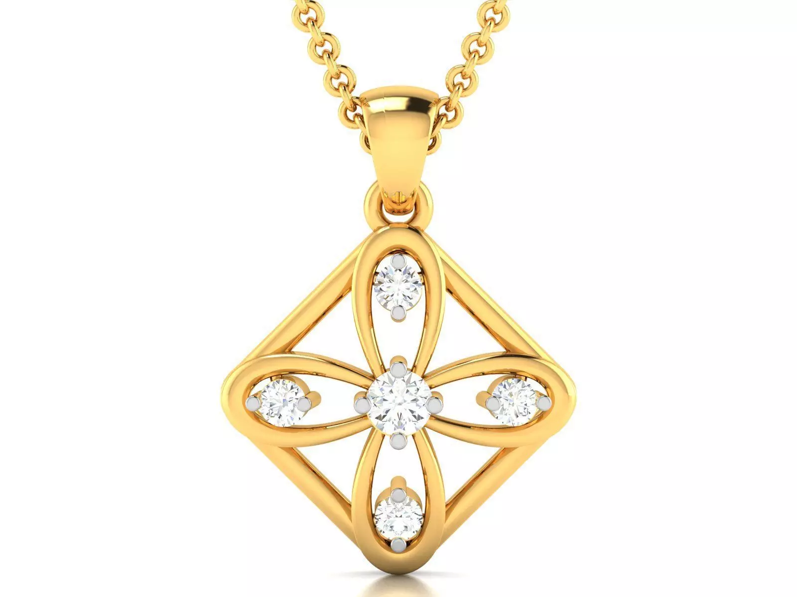 Women pendant 3D print model_0