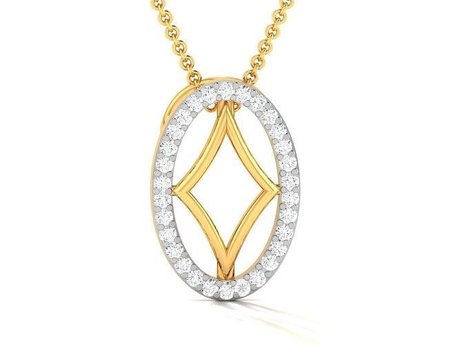 Women pendant 3D print model