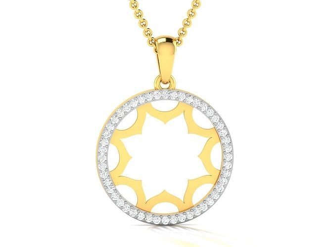 Women pendant 3D print model