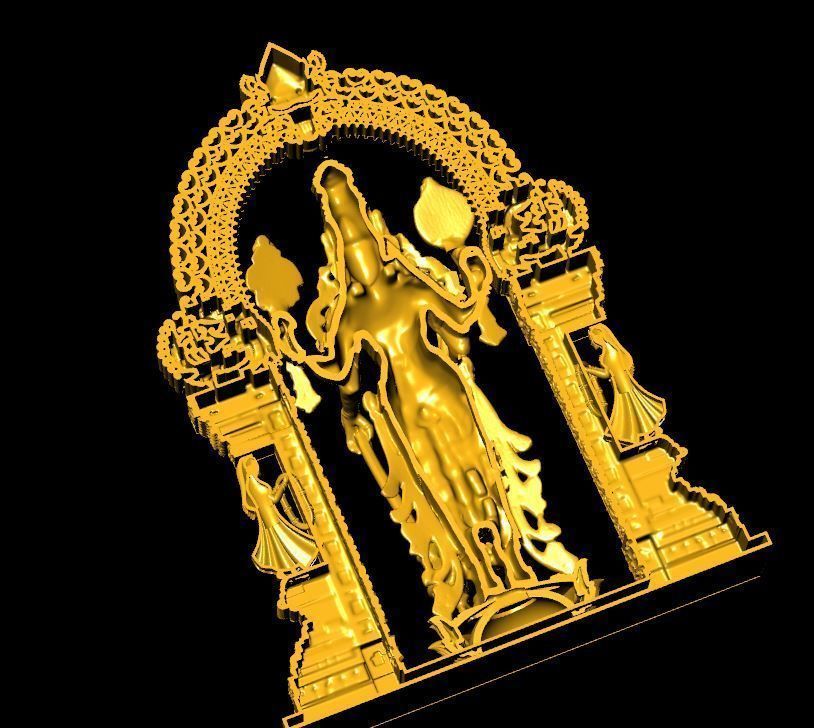 vishnu narayan bhagwan 3D print model_3