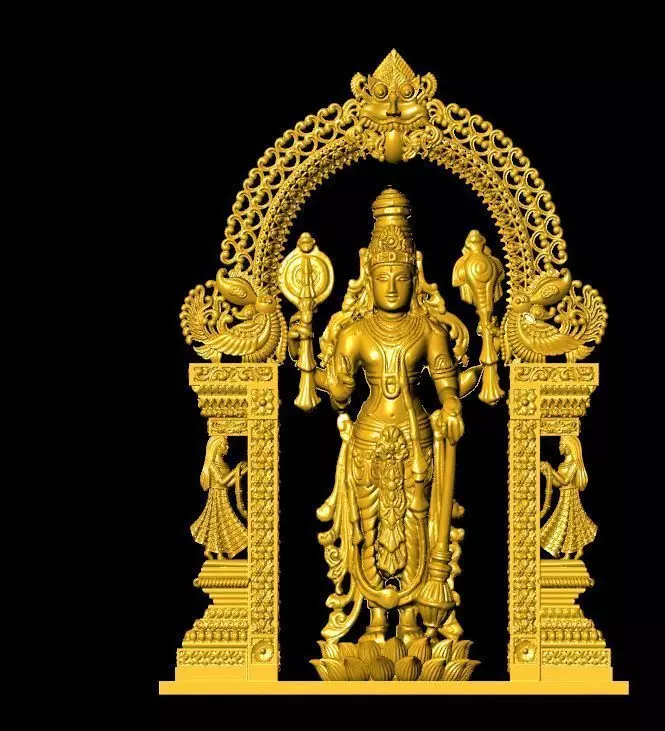 vishnu narayan bhagwan 3D print model_0