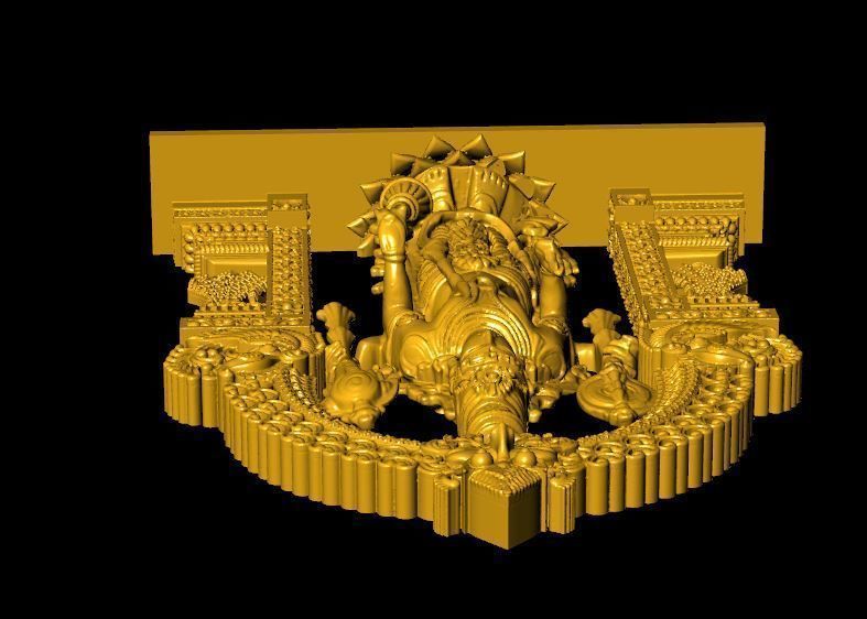 vishnu narayan bhagwan 3D print model_2