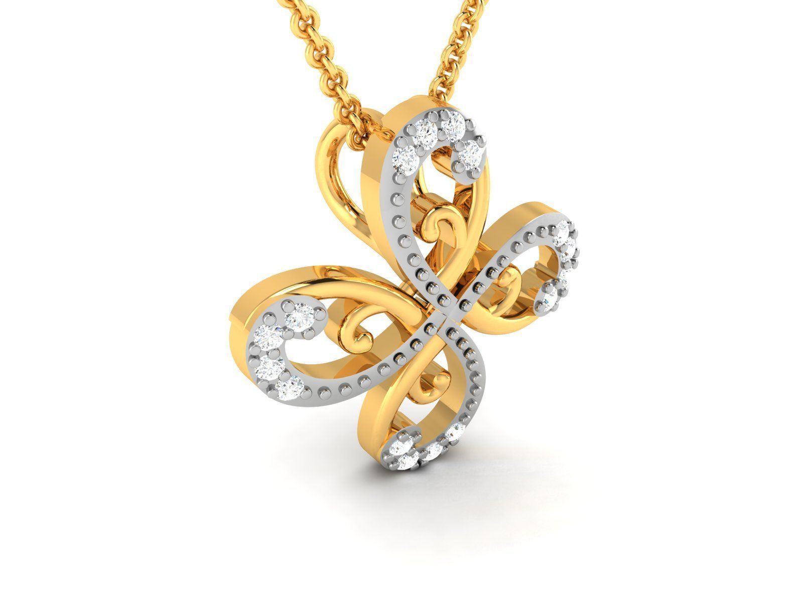 Women pendant 3D print model_1