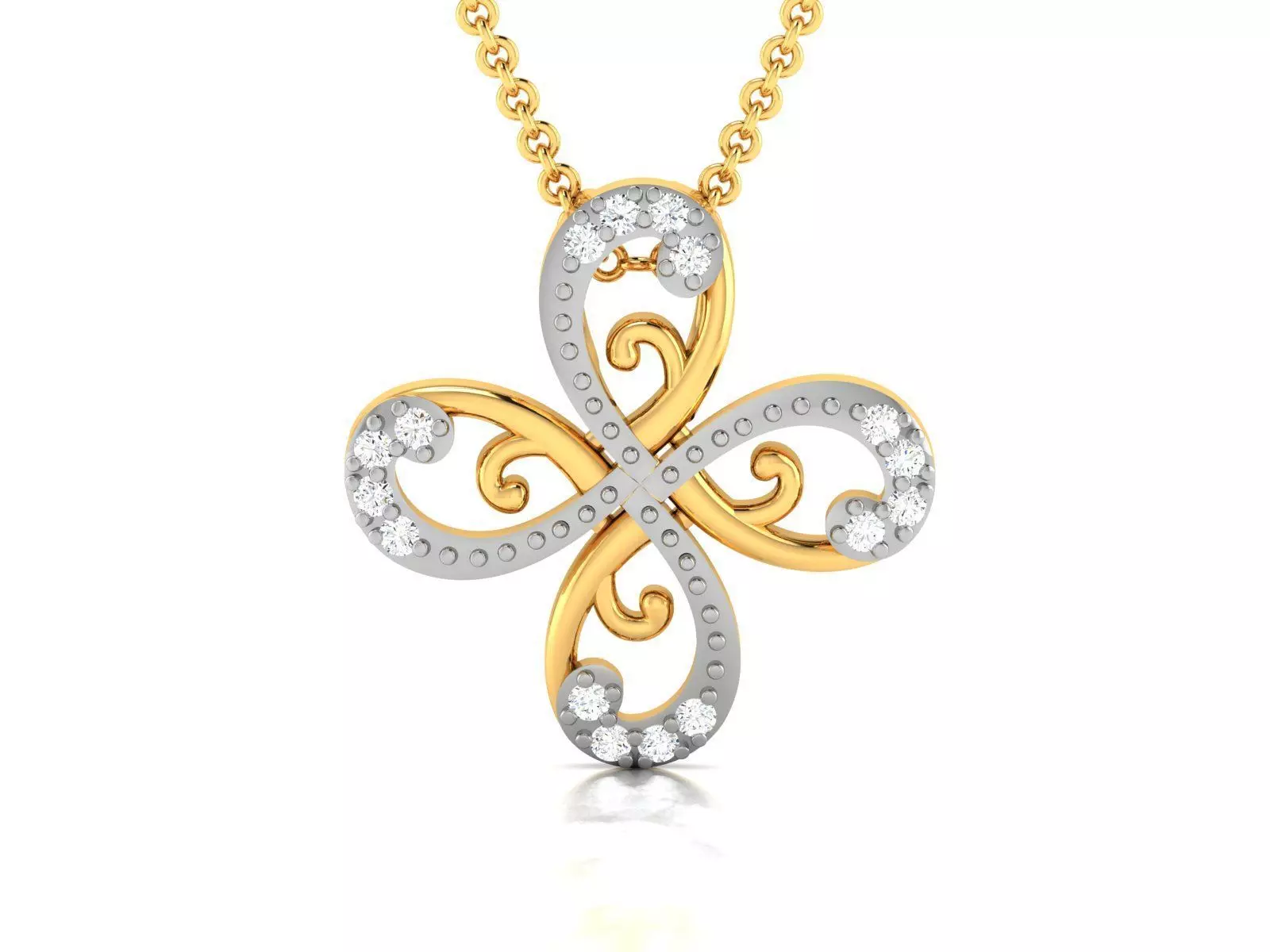 Women pendant 3D print model_0