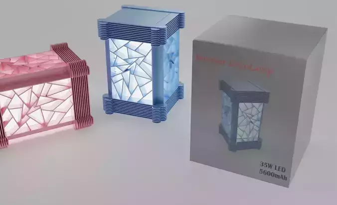 Interior lamp decoration