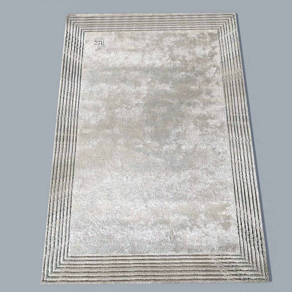 Carpet 7 silver rug Free 3D model_1