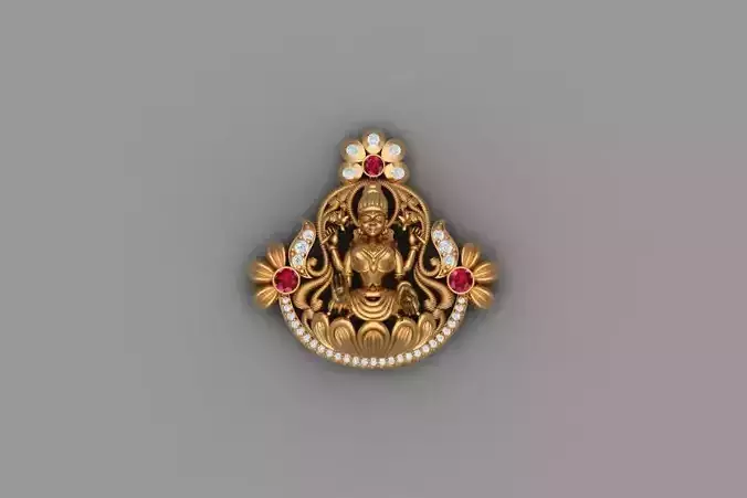 laxmi bhagwan with flower