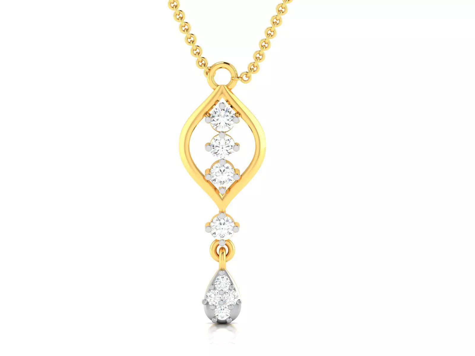 Women pendant 3D print model_0