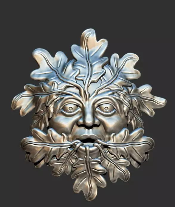 Green Man 3D print model