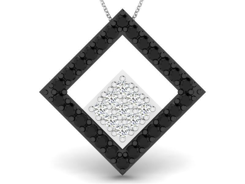 Women pendant 3D print model_1