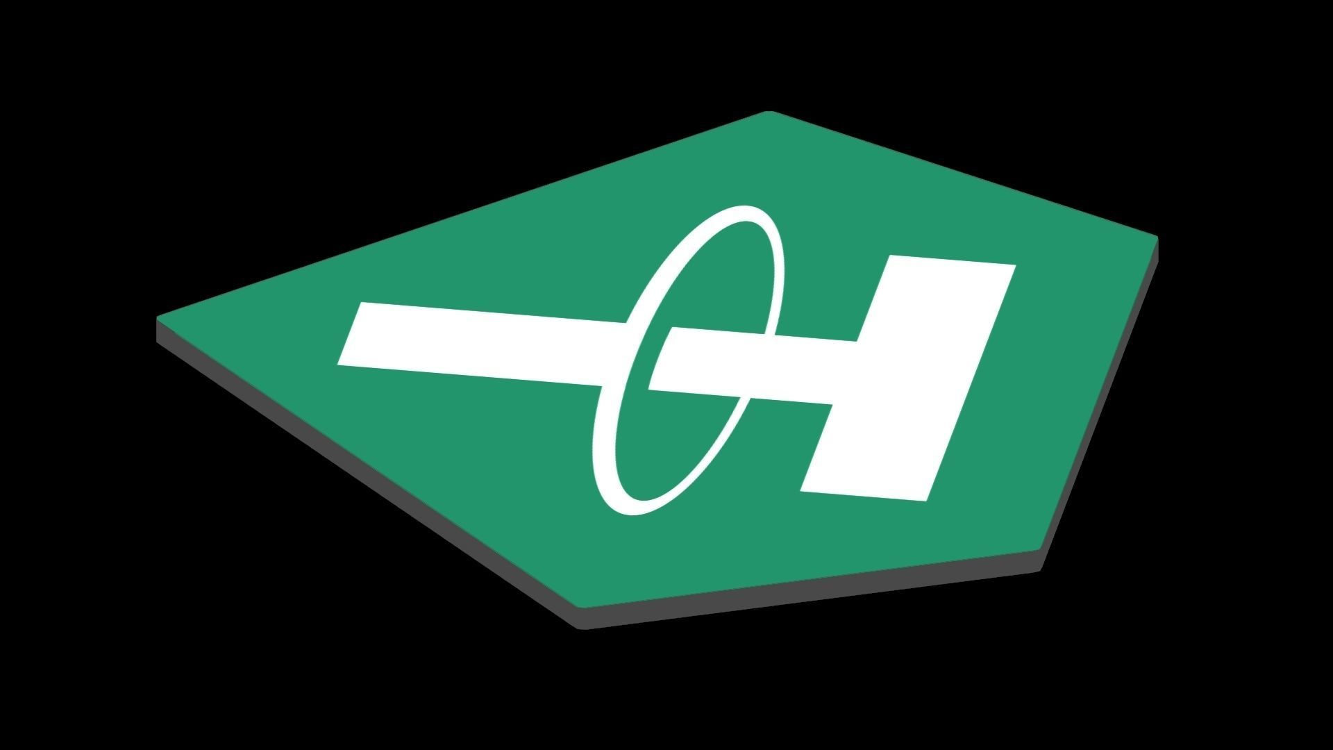 USDT Tether Btc Bitcoin Crypto Coin Token Blockchain Nft0019 3D model_2